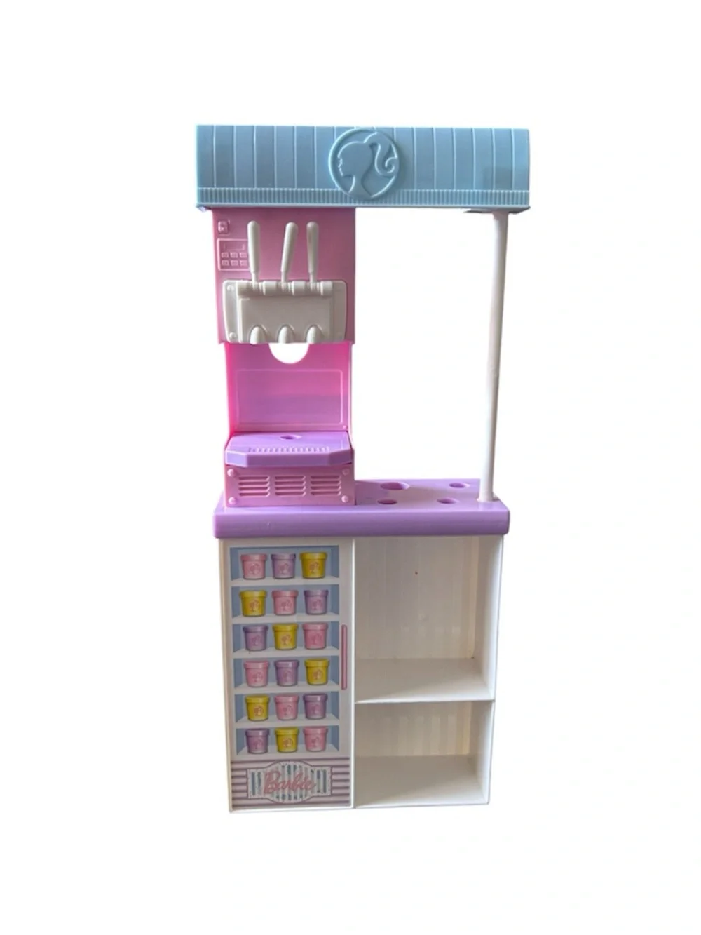 Barbie Ice Cream Stand Playset Replacement Snack Bar Counter Stand Mattel 2021
